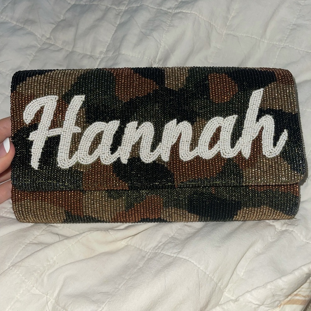 Island to East Side Personalized Clutch